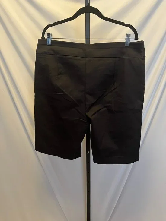 Kohl’s Croft & Barrow Effortless Stretch Pull‑On Bermuda Shorts – Black – NWOT - Picture 9 of 14